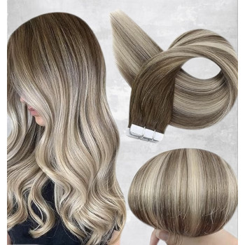 Extensii Tape In Diamond Balayage #8D/ Silver